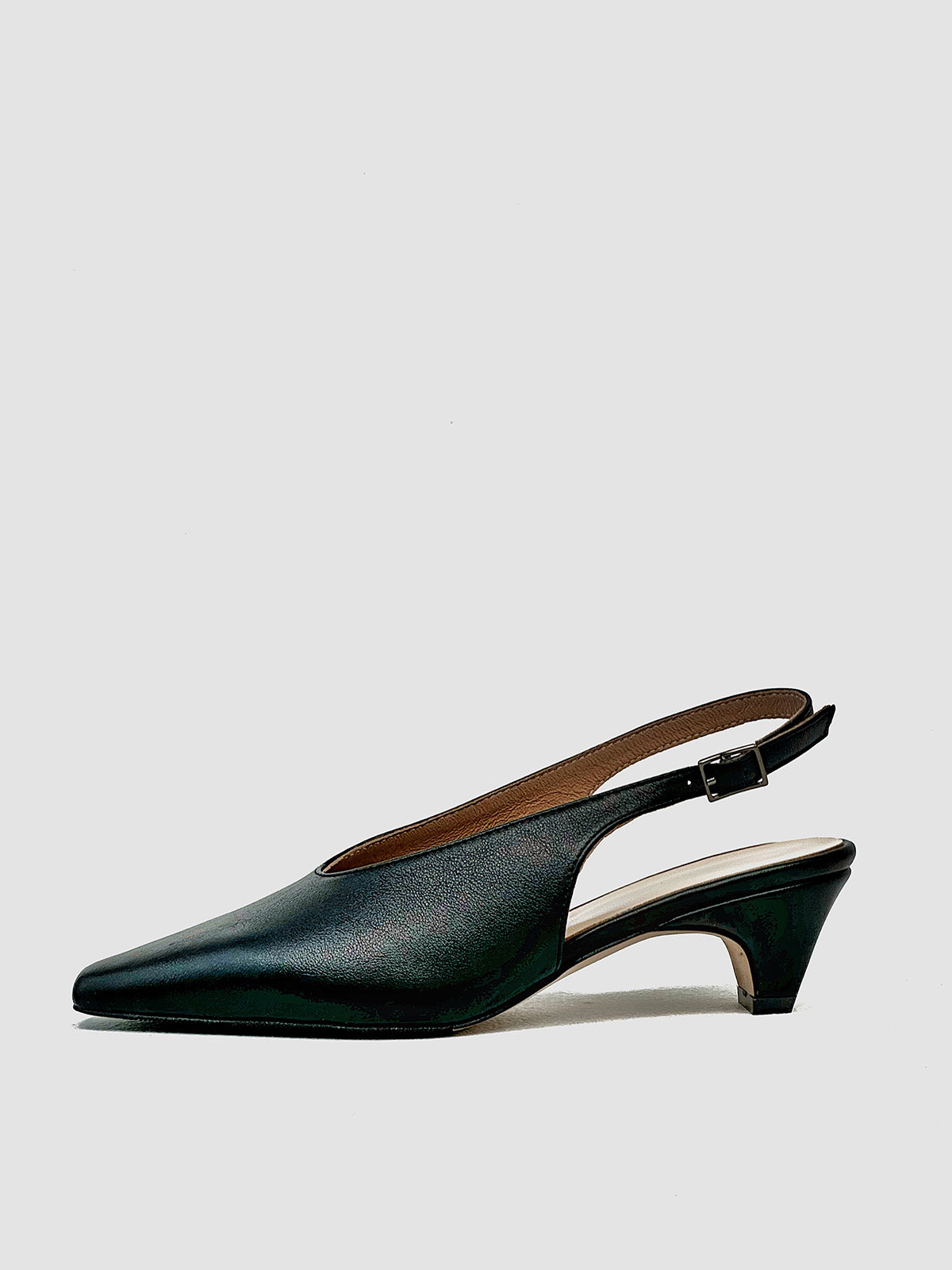 Slingbacki damskie ze skóry naturalnej 100%