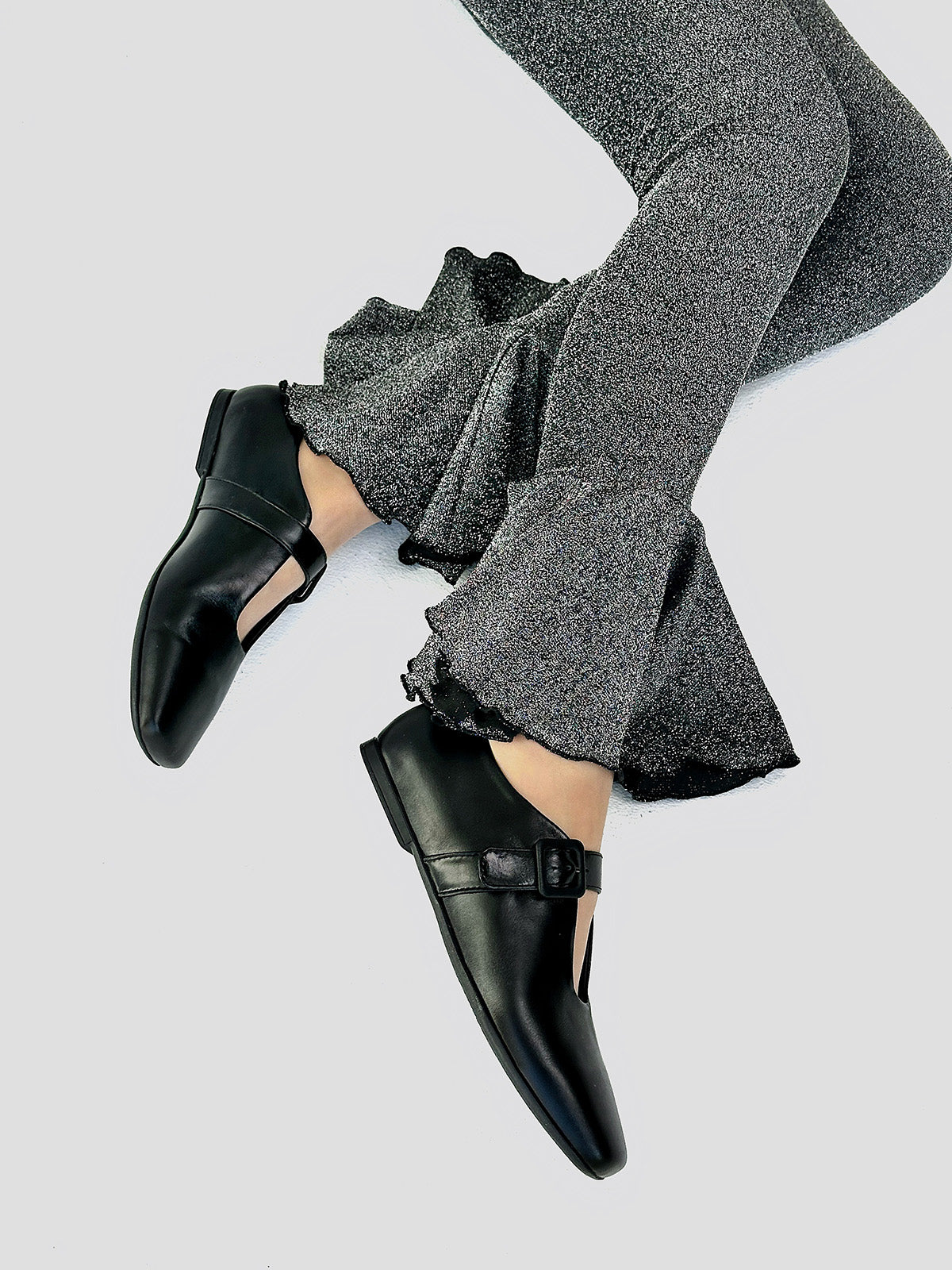 Lakierowane buty baletowe Mary-Jane