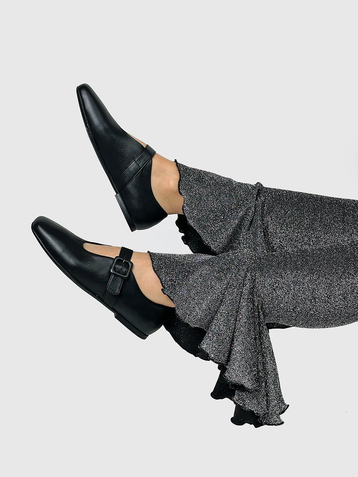 Lakierowane buty baletowe Mary-Jane