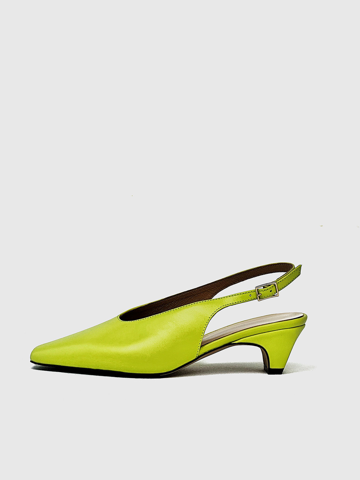 Slingbacki damskie ze skóry naturalnej 100%